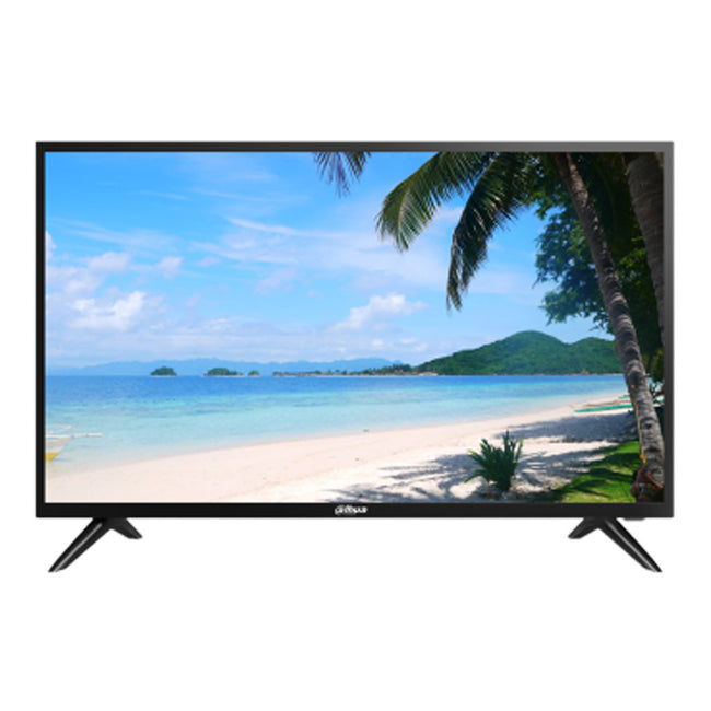 Monitor Dahua de 32" para segurança 24 horas por dia, 7 dias por semana, com ligações VGA/HDMI/USB e multimédia, formato 16:9 e resolução 1080P.