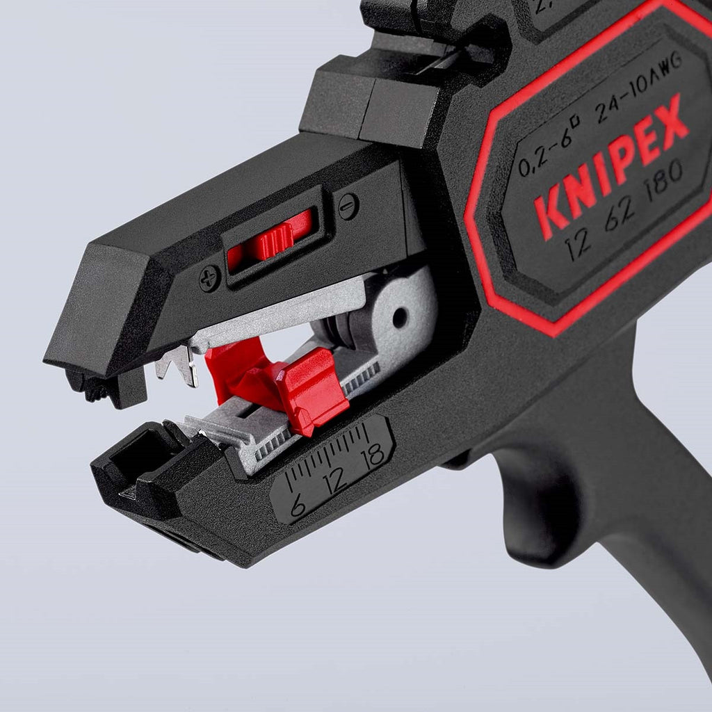 Alicate de decapagem de fios Knipex para fios de 0,2 a 6 mm²