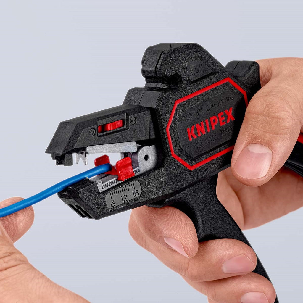 Alicate de decapagem de fios Knipex para fios de 0,2 a 6 mm²