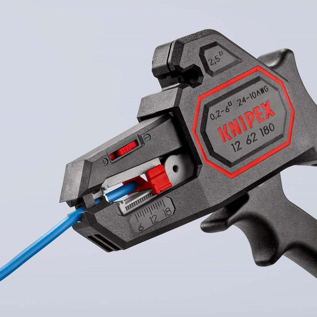 Alicate de decapagem de fios Knipex para fios de 0,2 a 6 mm²