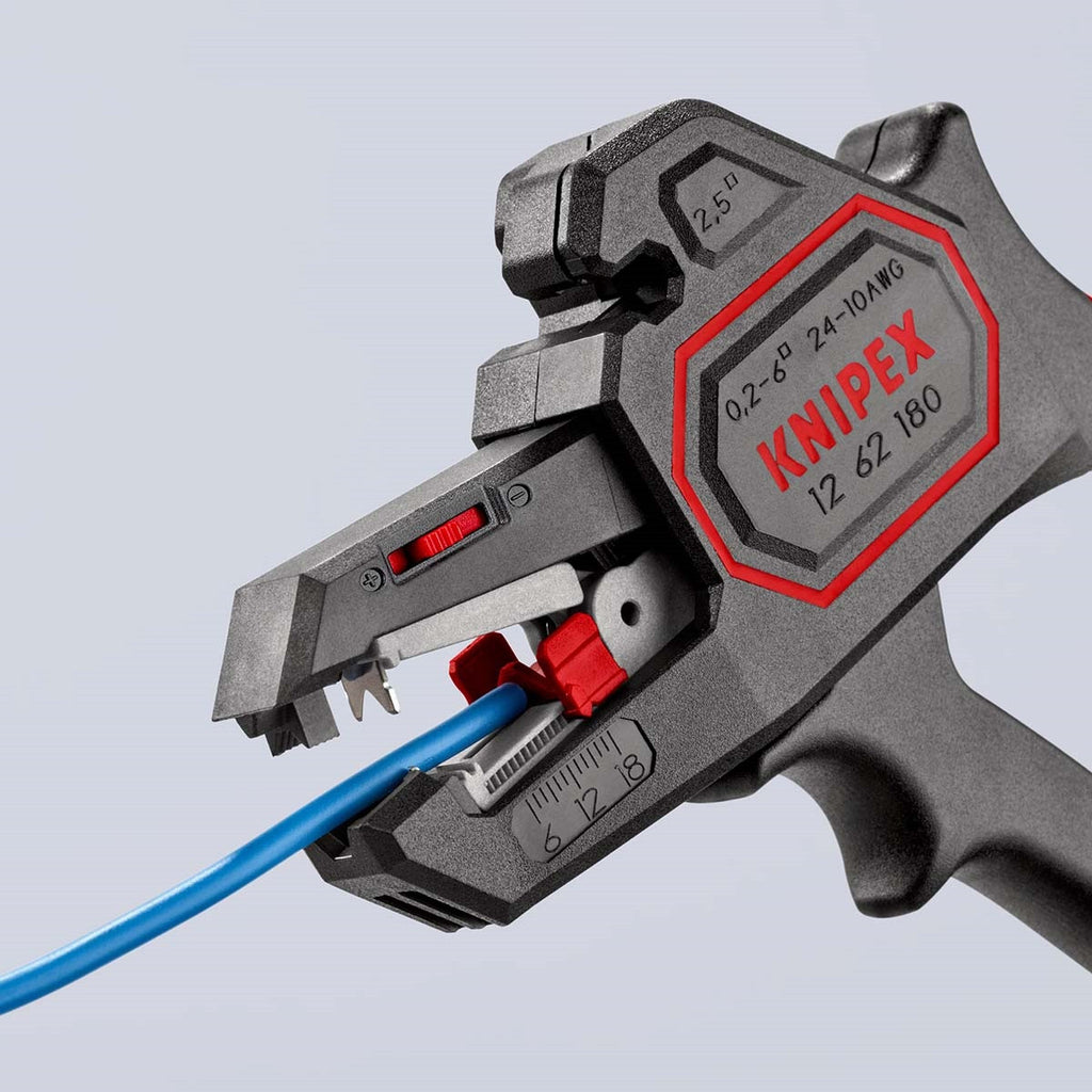 Alicate de decapagem de fios Knipex para fios de 0,2 a 6 mm²
