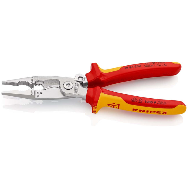 Knipex electrician's pliers with cable cutters from 0.7 to 200 mm
