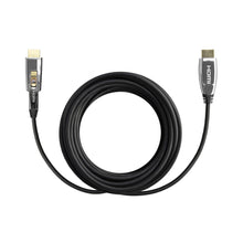 Cabo HDMI 2.0 4K com condutor de fibra e um conetor destacável