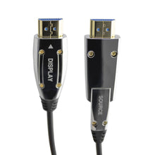 Cabo HDMI 2.0 4K com condutor de fibra e um conetor destacável