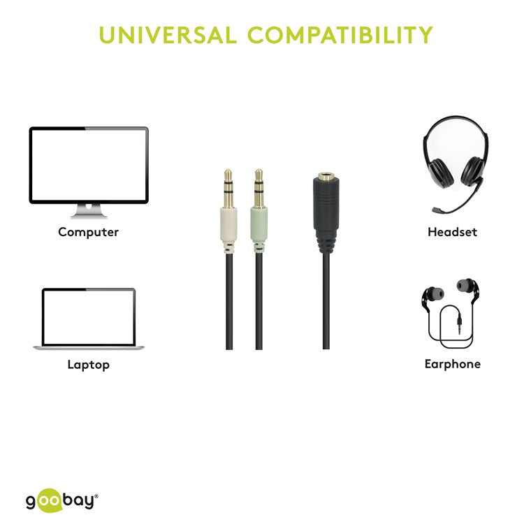 Audio adapter (headphones > laptop)