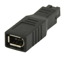 FireWire adapter from 6-pin female to 9-pin male