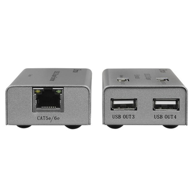 Extensor de rede LAN USB com 1 entrada USB e 4 saídas USB.
