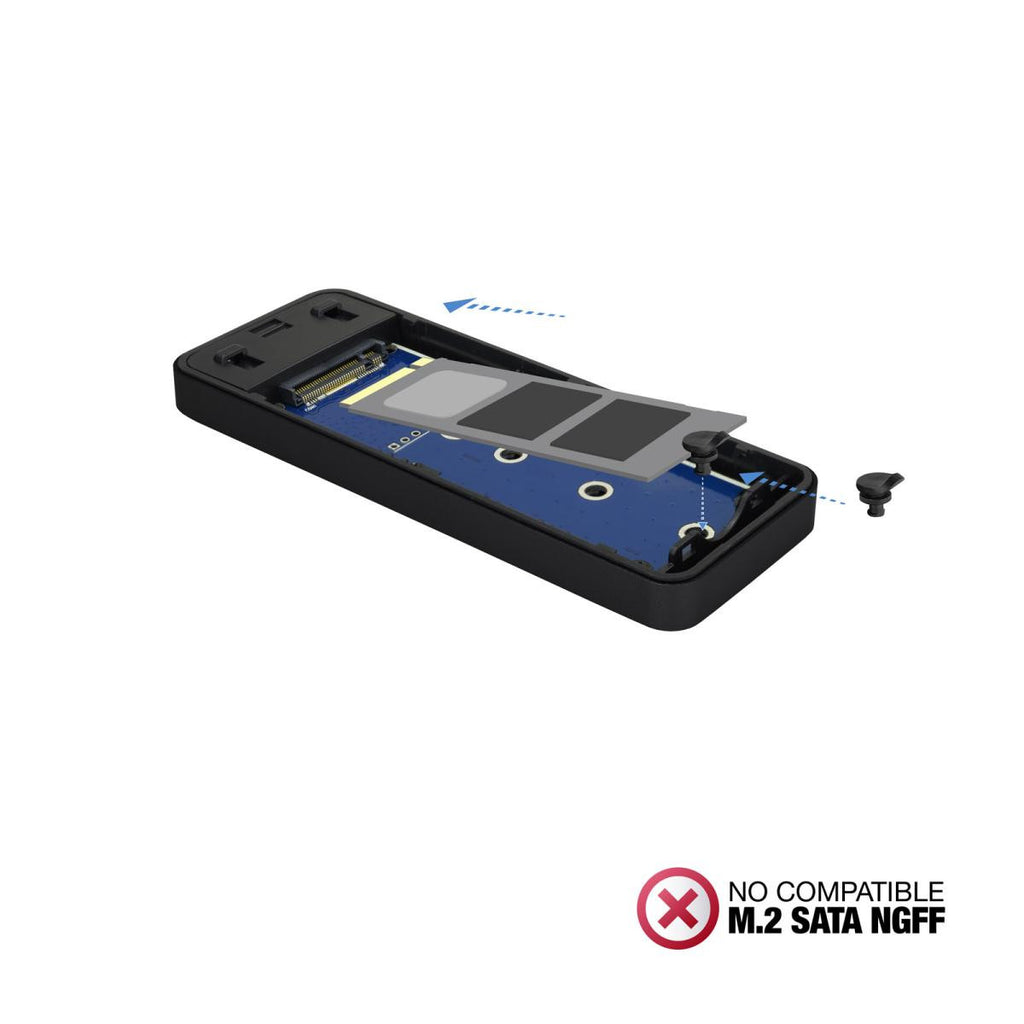 Caixa externa para SSD M.2 NVMe PCIe