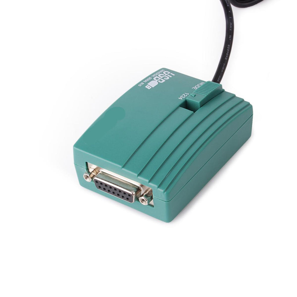 Adaptador USB para joystick analógico de 15 pinos com conector MIDI.