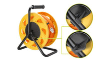 Bobine de cabo de rede móvel RJ45 Cat7A de 50 metros