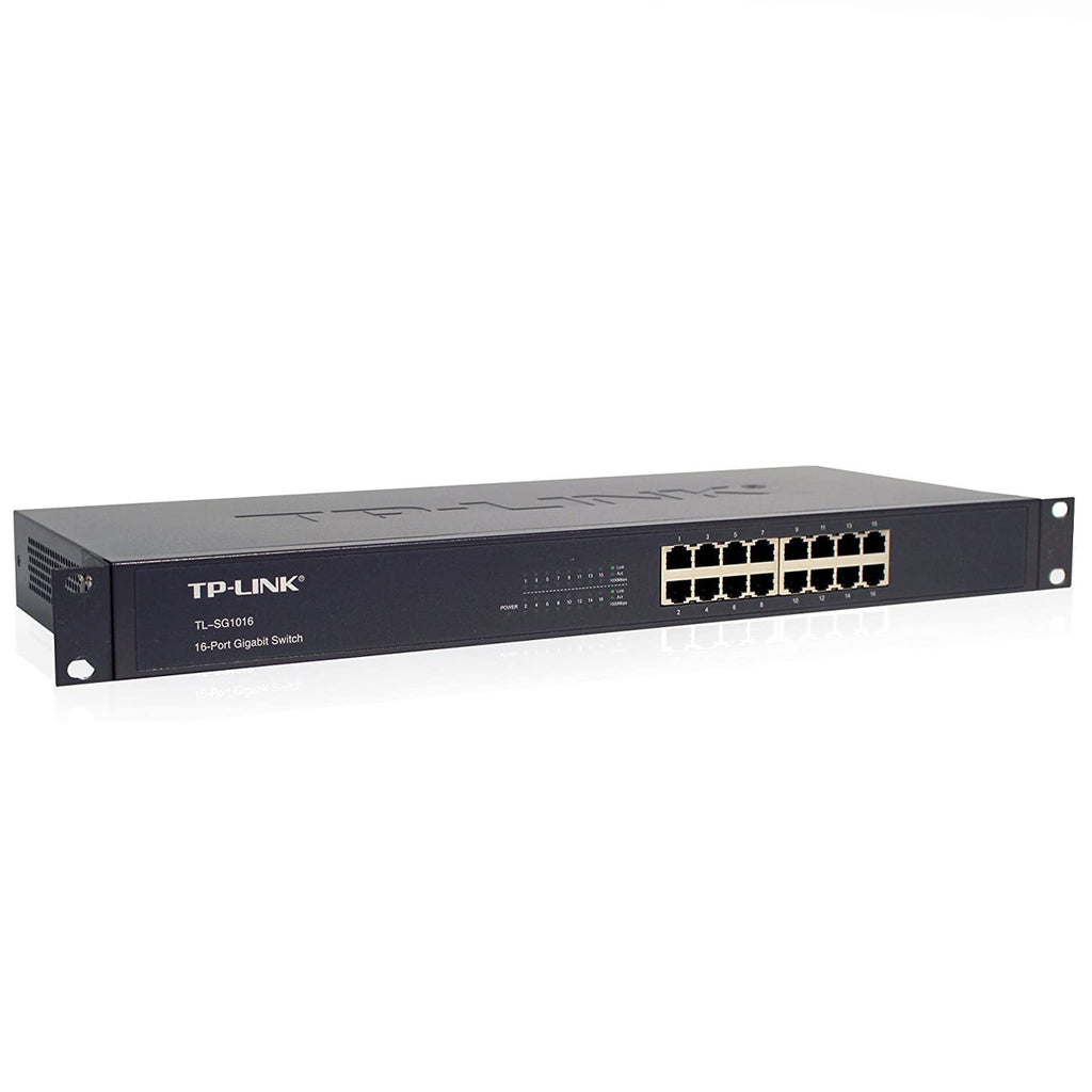 Switch de rack Gigabit de 16 portas