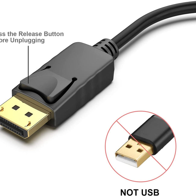 Adaptador DisplayPort 1.2 Macho para HDMI Fêmea