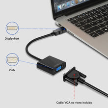 Cable-adaptador Displayport a VGA Hembra de 0.15 Metros Adaptador