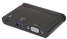 Base USB-C para VGA/USB 3.0/USB-C