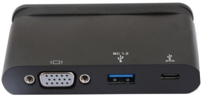 Base USB-C para VGA/USB 3.0/USB-C