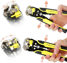 Alicate decapador de fios automático multifunções, ferramenta para decapagem de fios elétricos, alicate combinado, 24-10 AWG