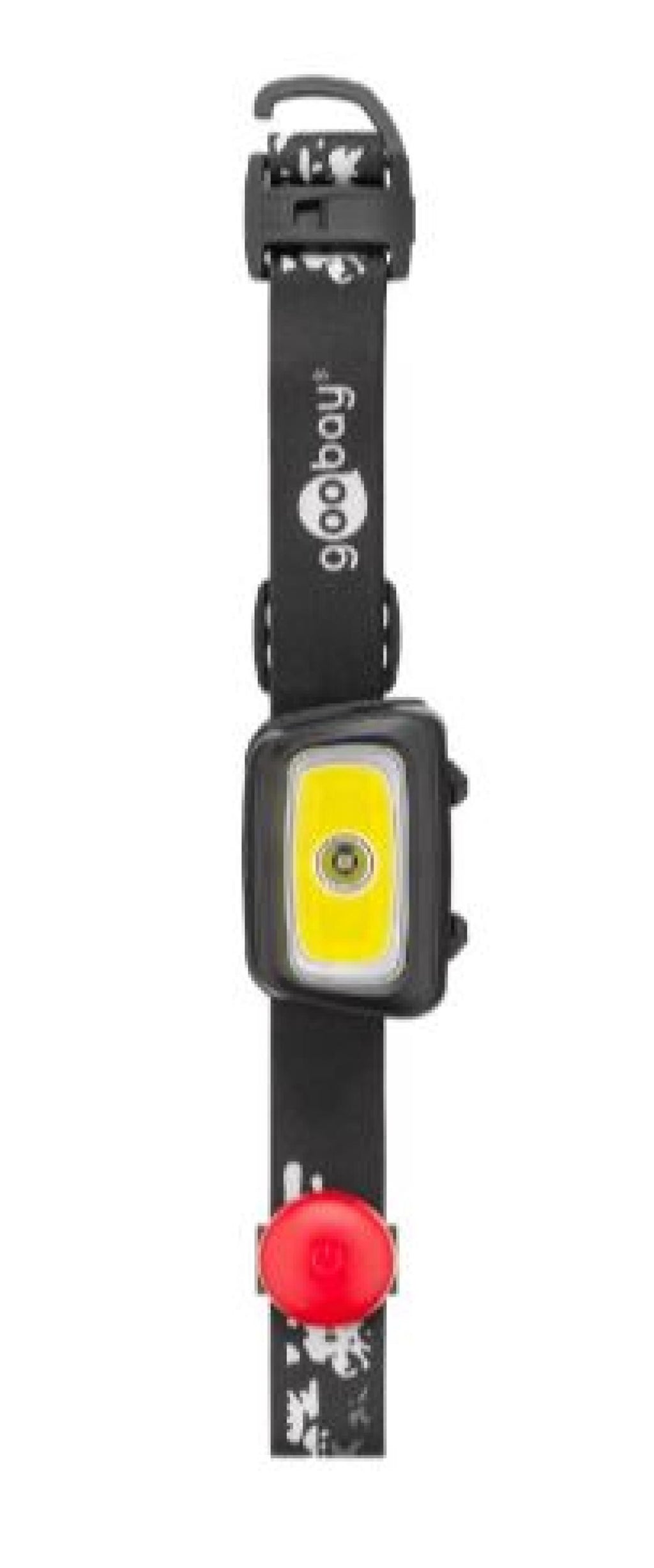 Lanterna de cabeça LED com 7 modos de iluminação e 240 lúmens.
