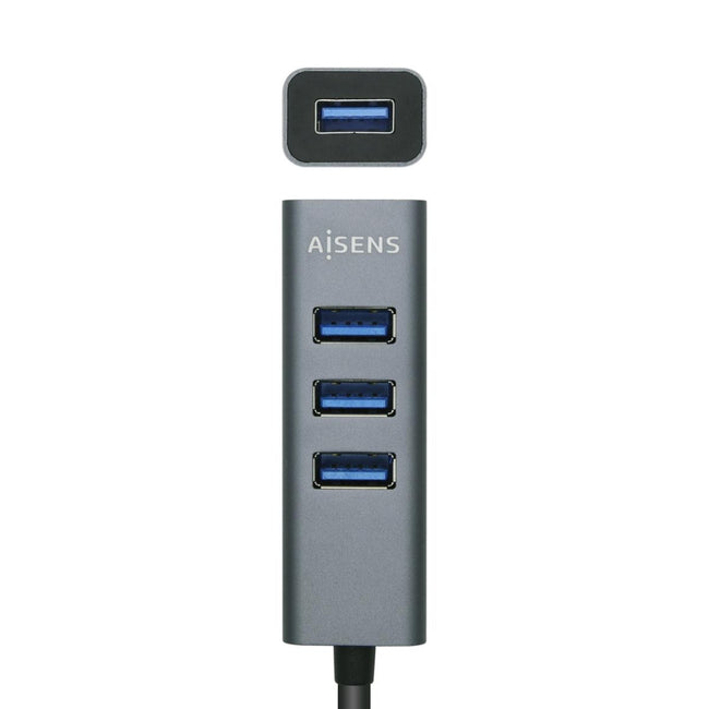USB 3.0 hub with 4 USB 3.0 female ports. 