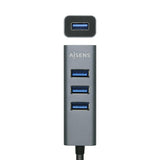 Hub de Usb 3. con 4 puertos Usb 3.0 hembra.