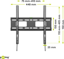 Soporte fijo de para TV de 32 a 55, soporta peso hasta 50kg