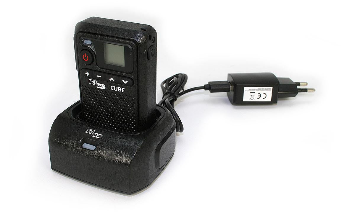 POLMAR CUBE Walkie Talkies PMR-446 uso libre 8 + 8 canales Kenwood