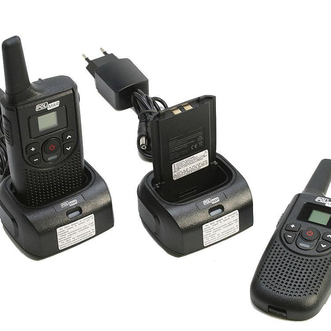 POLMAR GEMINI Pack 2 Walkie Talkies PMR-446 uso libre 16 canales