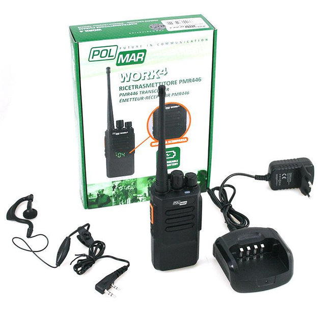POLMAR WORK-4-V77 Walkie free use WITHOUT LICENSE Polmar Work-4 V77