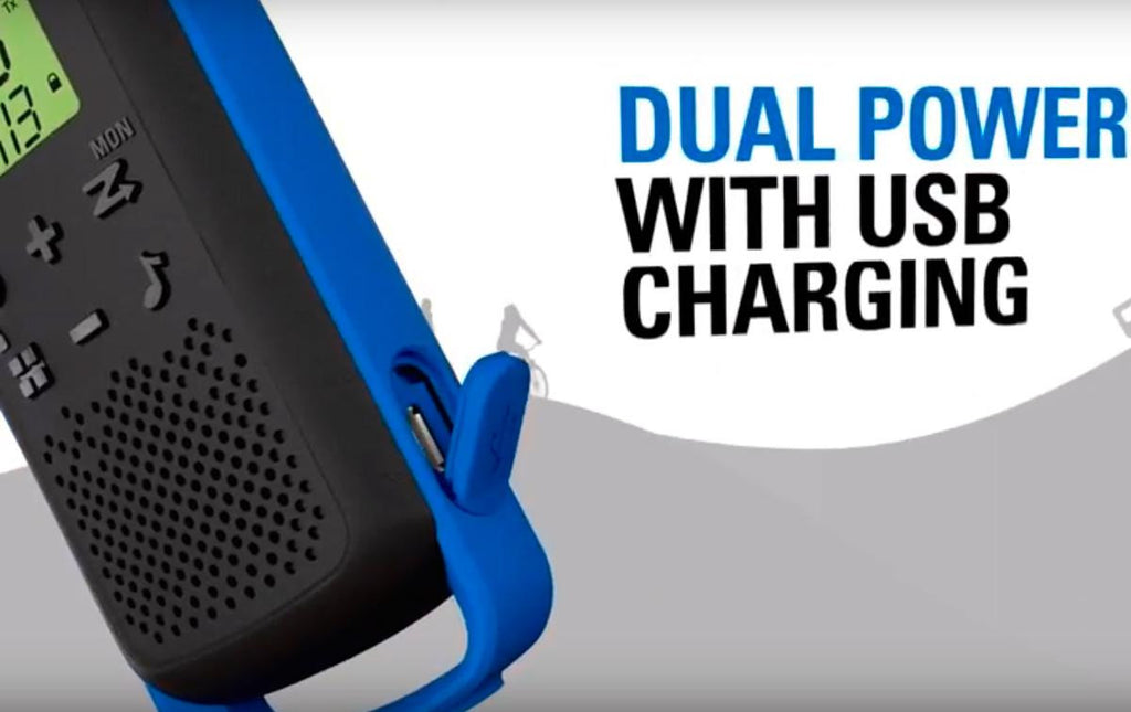 TLKRT62BLUE MOTOROLA par de walkie-talkies PMR446 sem licença, azuis