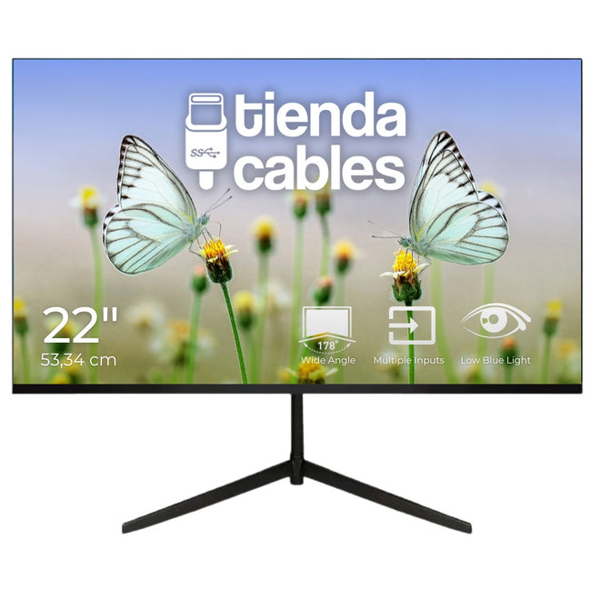 22 LED monitor with Full HD 1920x1080 resolution with 2 built-in speakers and HDMI and VGA ports 