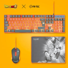 Super pacote para PC Dragon Ball X FR-TEC com teclado, rato e mousepad.