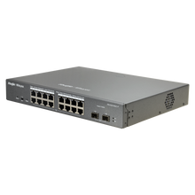 Switch PoE gerido na cloud Reyee L2 - 16 portas PoE 802.3af/at + 2 SFP 10/100/1000 Mbps