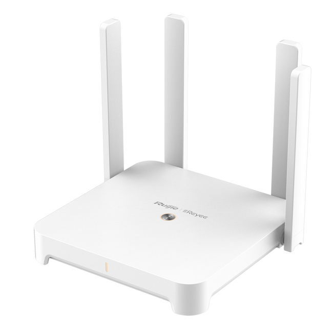 Reyee Gigabit Mesh Wi-Fi 6 AX1800 Router - 5 10/100/1000 Mbps RJ45 Ports with Remote Management via Cloud