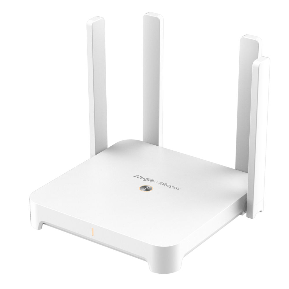 Reyee Gigabit Mesh Wi-Fi 6 AX1800 Router - 5 10/100/1000 Mbps RJ45 Ports with Remote Management via Cloud