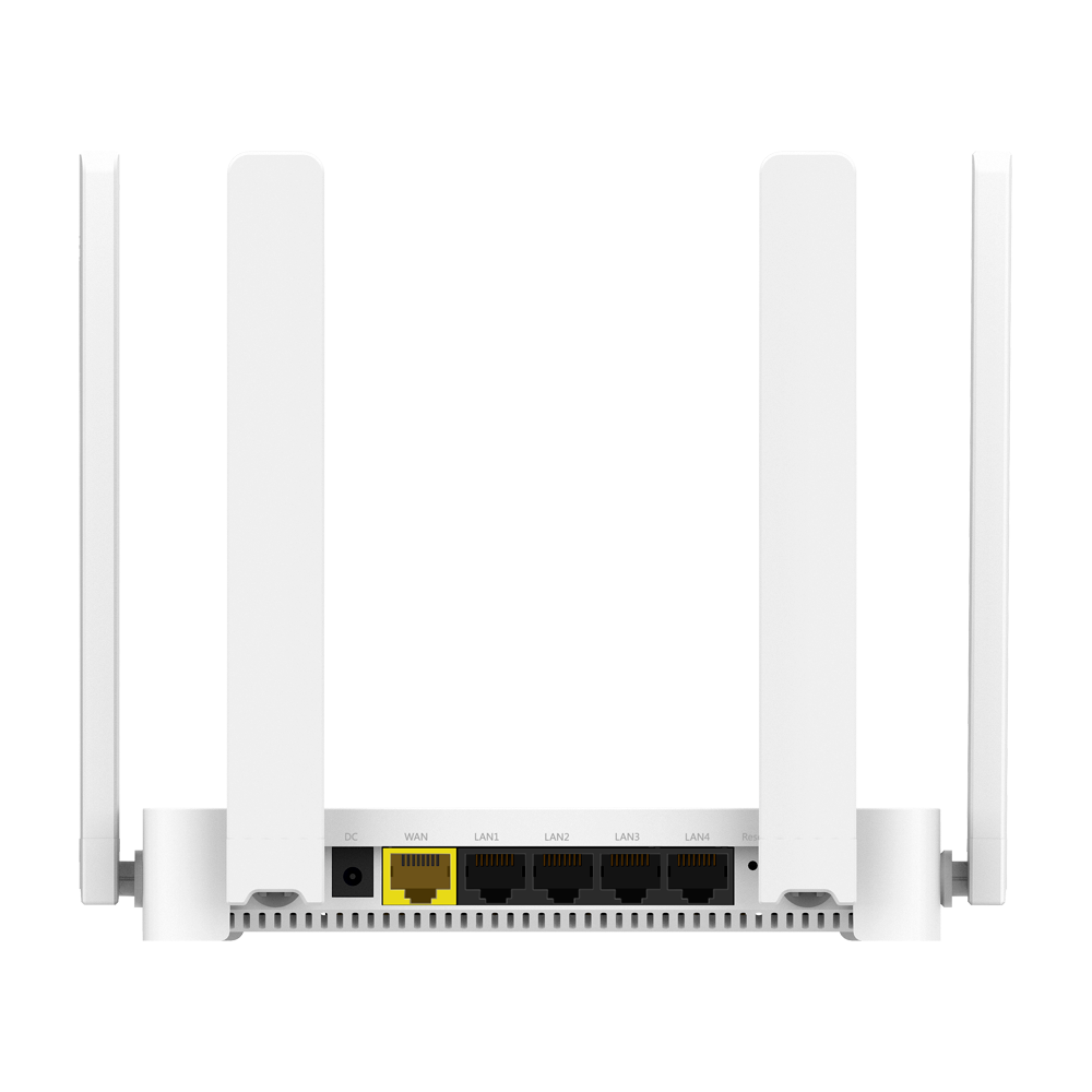 Reyee Gigabit Mesh Wi-Fi 6 AX1800 Router - 5 10/100/1000 Mbps RJ45 Ports with Remote Management via Cloud