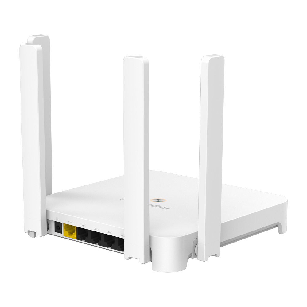 Reyee Gigabit Mesh Wi-Fi 6 AX1800 Router - 5 10/100/1000 Mbps RJ45 Ports with Remote Management via Cloud