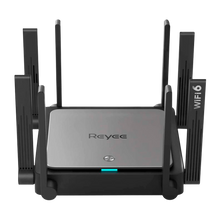 Router Mesh Gigabit Reyee Wi-Fi 6 AX3200 802.11AX Quad Stream nas bandas de 2,4 e 5 GHz.