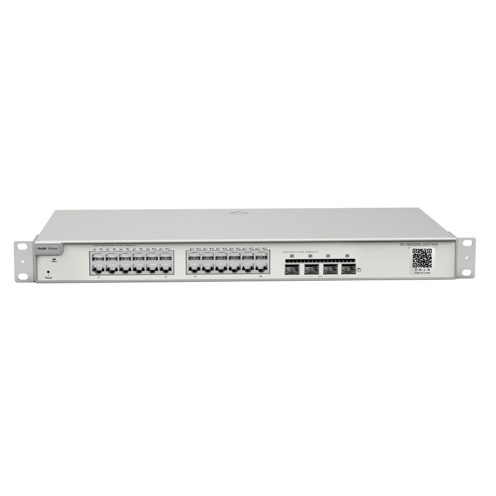 Reyee Switch Cloud Capa 2+ - 24 puertos RJ45 Gigabit - 4 puertos SFP+ 10 Gbps