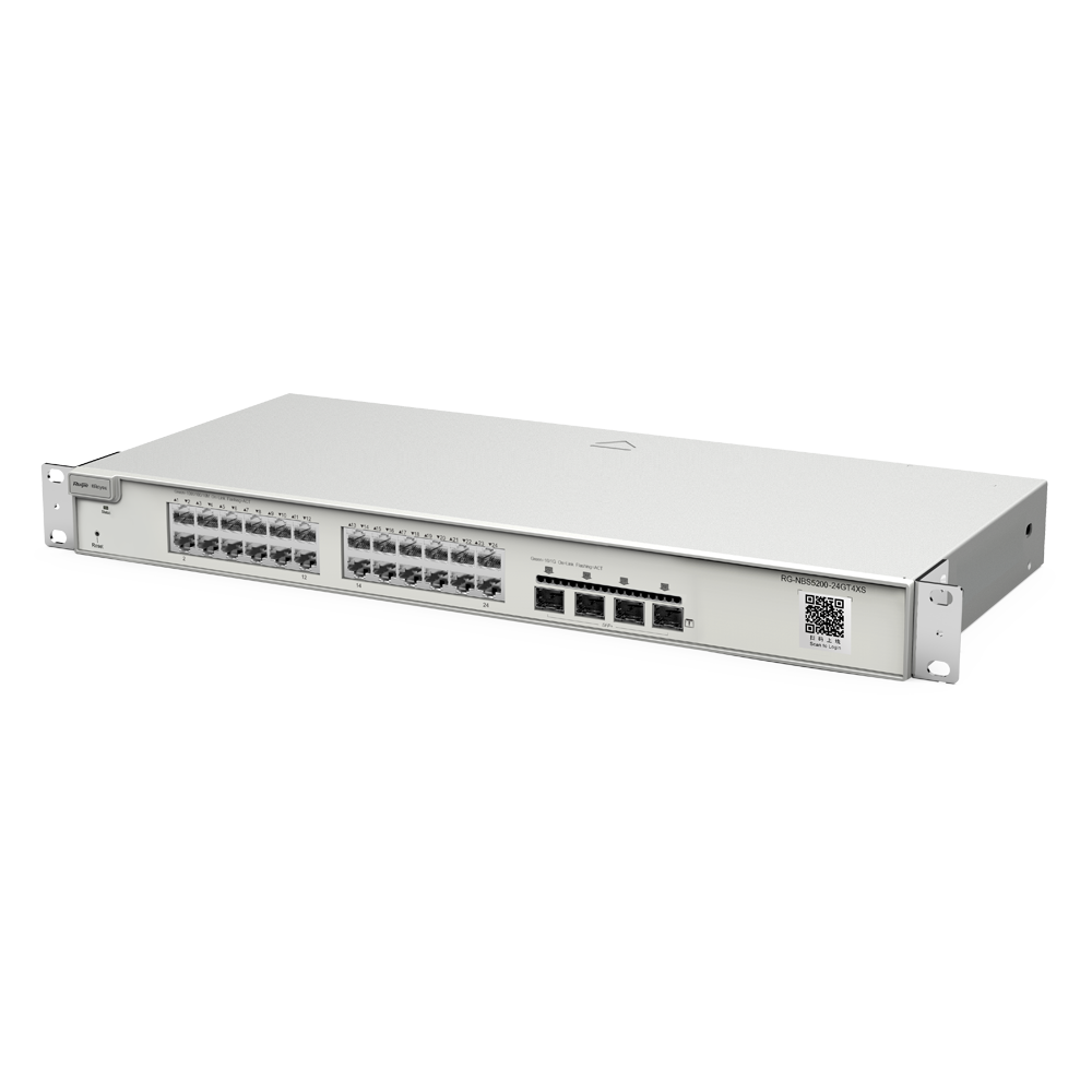 Reyee Switch Cloud Capa 2+ - 24 puertos RJ45 Gigabit - 4 puertos SFP+ 10 Gbps