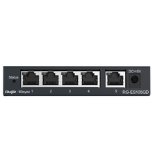 Switch de secretária Reyee de 5 portas Gigabit RJ45 em metal