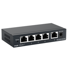 Switch de secretária Reyee de 5 portas Gigabit RJ45 em metal