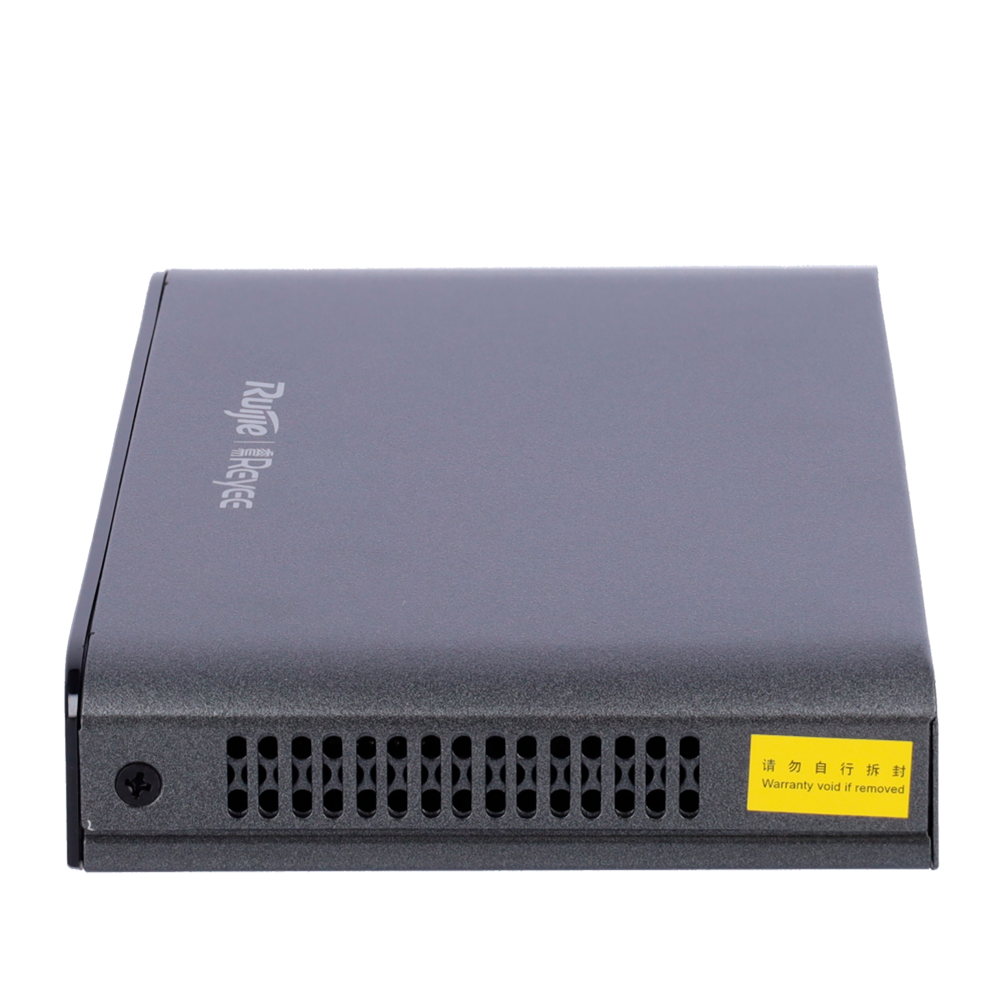 Controlador de router na nuvem Reyee com 5 portas RJ45 10/100/1000 Mbps e 4 portas PoE+ 802.3af/at / Potência máxima de 54 W