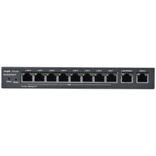 Controlador cloud para router PoE Reyee com 8 portas PoE+ RJ45 GE + 2 portas RJ45 GE e 10 portas RJ45 10/100/1000 Mbps
