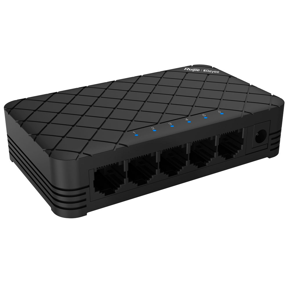 Reyee 5-Port Gigabit Desktop Switch with Plastic Housing