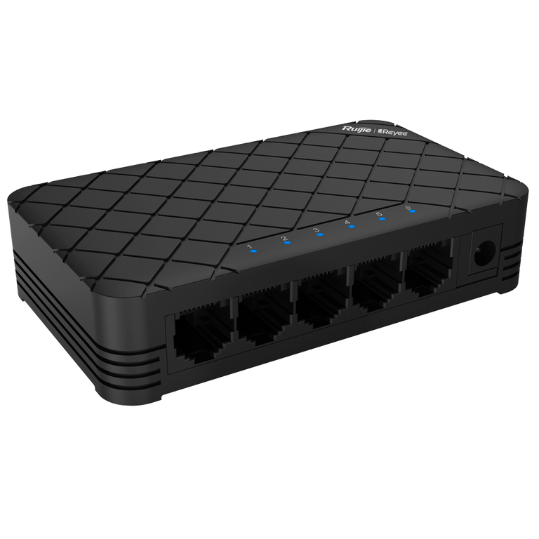 Reyee 5-Port Gigabit Desktop Switch with Plastic Housing