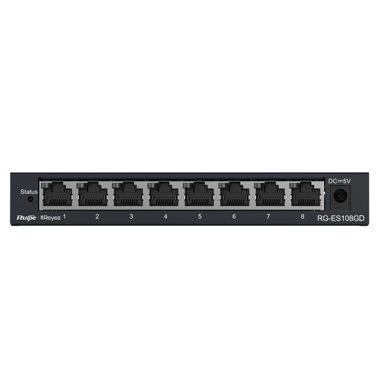 Reyee 8 Port RJ45 Desktop Switch with Metal Housing