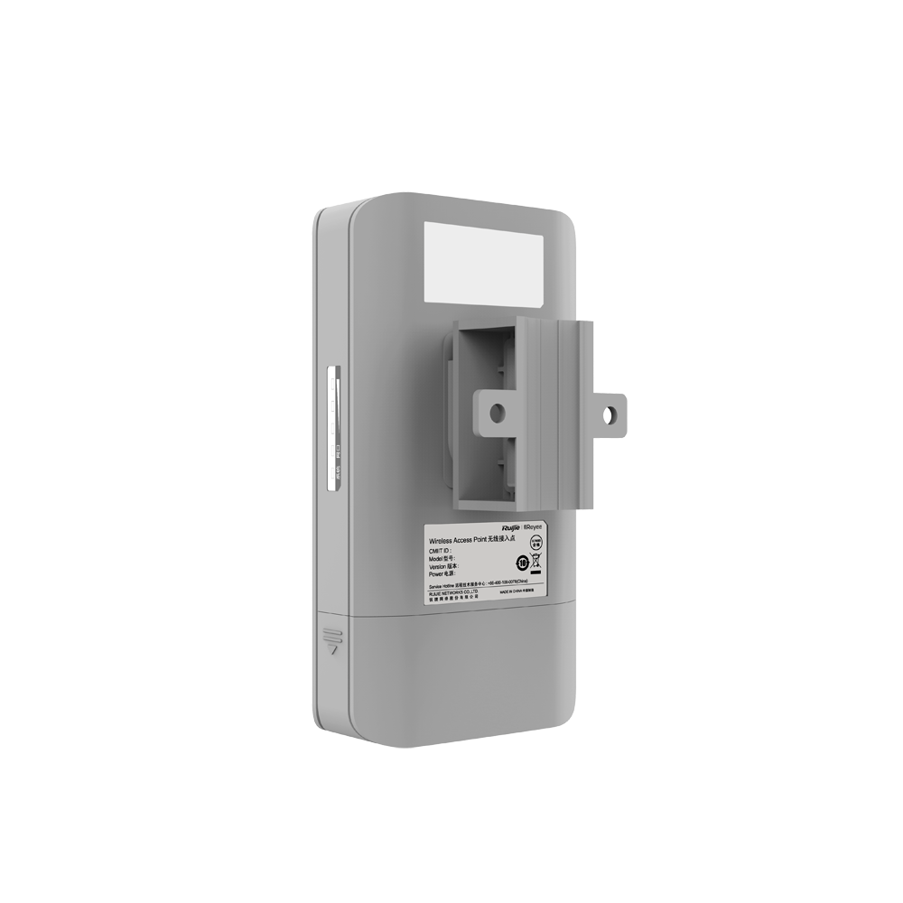 Kit de ligação sem fios Reyee com alcance até 2 km, classificação IP54 e frequência de 5 GHz.