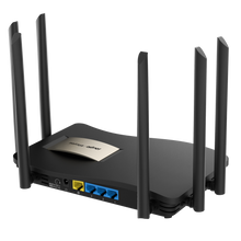 Router Reyee AC1300 Gigabit Mesh Wi-Fi 5 com 4 portas RJ45 e gestão na cloud.