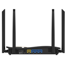 Router Reyee AC1300 Gigabit Mesh Wi-Fi 5 com 4 portas RJ45 e gestão na cloud.