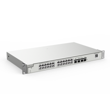 Reyee Switch Cloud Capa 2+  de 24 puertos RJ45 Gigabit y 4 puertos SFP+ de 10 Gbps enrackable