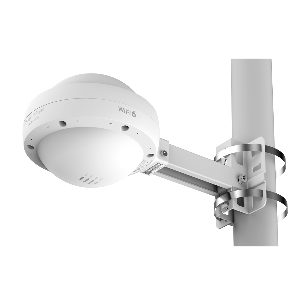 Ponto de acesso externo Reyee IP68 omnidirecional WiFi 6 com velocidade até 1775 Mbps